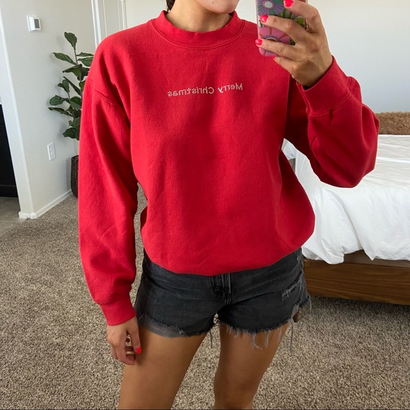 Gildan Tops - SOLD Merry Christmas crew neck sweatshirt